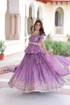 Ka 5057 Gold Crush With Embroidery Work Lehenga Choli Wholesale In India